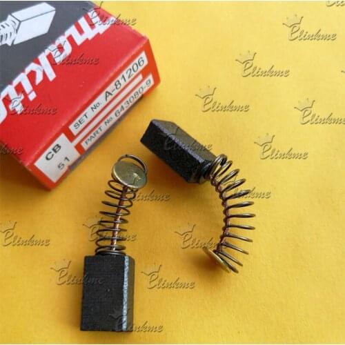 2pcs/set, Carbon Brush for Cb-51(A) 5x8x12mm Makita 4300BV 6013BR 6300LR N1900B 3701