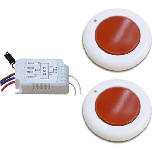 2017 New Design 1CH Remote Control Garage Door RF Wireless Remote Control Switch System 2XTransmitter +1XReceiver Free Shipping