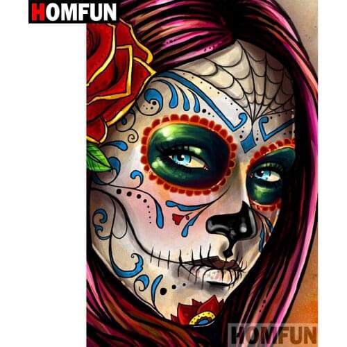 HOMFUN 5D DIY Diamond Painting Full Square/Round Drill "Taro girl" 3D Embroidery Cross Stitch gift Home Decor A01786