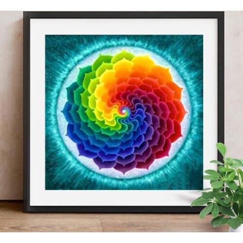 Full Square/Round Drill 5D DIY Diamond Painting Mandala Scenery 3D Mosaic Embroidery Cross Stitch Home Decor Handmade Gift Craft
