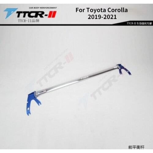 For Toyota Corolla Avalon 2019-2021 Aluminio Strut Tower Bar Balance Rod Sinciput Anti Roll Modified Reinforcement Strut Bars