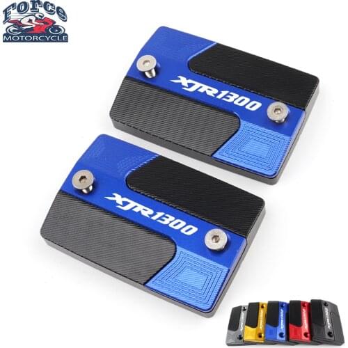 For YAMAHA XJR1300 XJR 1300 Motorcycle CNC Aluminum Front Clutch Brake Fluid Cylinder Master Reservoir Tank Cover Cap with logo
