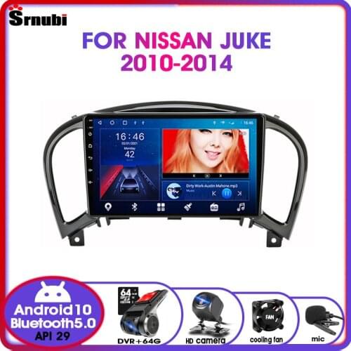 Android 10.0 2Din Car Radio For Nissan Juke YF15 2010-2014 Touch Screen GPS Navigation Multimedia Player RDS DSP 4G Net MP5 DVD