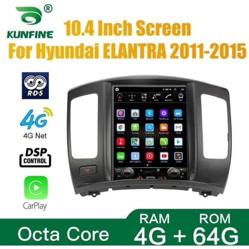 Tesla Screen Octa Core 4GB RAM 64GM ROM Android 10.0 Car DVD GPS Player Deckless Car Stereo For Hyundai IX45 2017 Radio