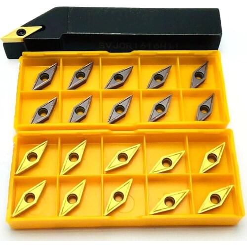 SVJCR1212H11 SVJCR1616H11 SVJCR1010H11 SVJCR2020K11 SVJCR2525M11 external turning tool holder for VCMT110304 carbide inserts