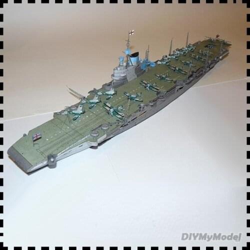 DIYMyModeI British victory glorious class aircraft carrier 1:400 DIY Handcraft Paper Model KIT Handmade Toy Puzzles