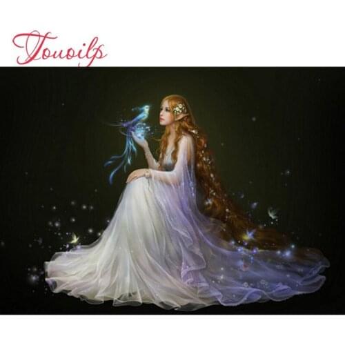 Angel girl Picture Of Rhinestones Embroidery Diamond Mosaic Cross Stitch Home Decoration