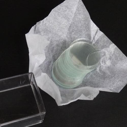 100pcs/box 16mm Diameter Round Microscope Cover Glass Slide Cover Slips Microscope Accessories