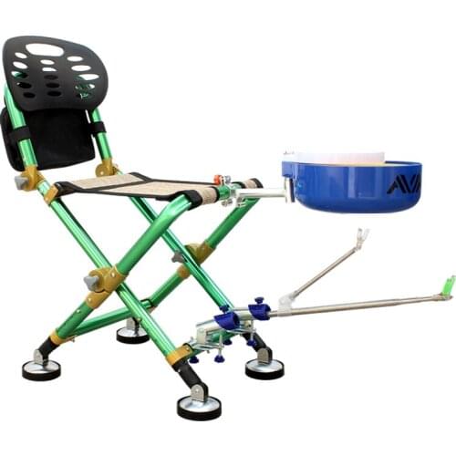Multifunctional fishing chair folding fishing chair aluminum alloy fishing chair table chair fishing stool wild portable product