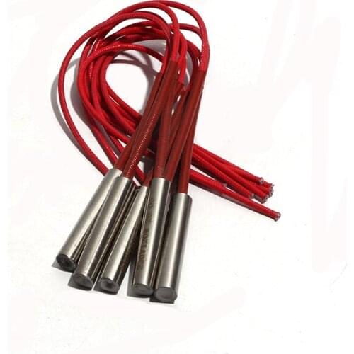 5pcs/lot Cartridge Heater 9mm*120/125/128/130/135mm 300W/310W Heating Element Mould Single End Wired 110V/220V/380V