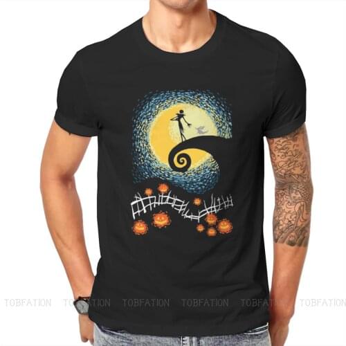 Impressionism Original TShirts Starry nightmare Distinctive Mens T Shirt New Trend Tops Size S-6XL