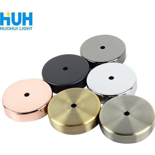 Pendant lamp round ceiling tray wall lamp metal plating base chassis straight edge tray kit hanging lamp accessories