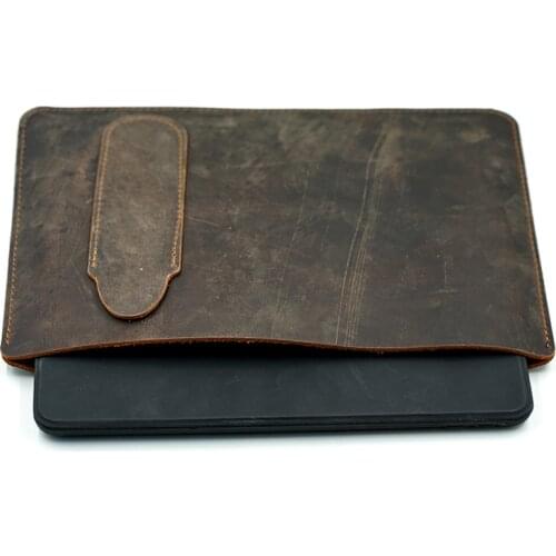 Simplicity Anti Drop Genuine Leather Tablet Case Bag Pouch Cover Handbag Sleeve For iPad Pro 11 Air4 10.9 10.5 10.2 inch