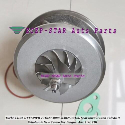 Turbo Cartridge Core CHRA GT1749V 721021-5006S 721021-0002 721021 038253016 For Audi A3 For Volkswagen VW Golf Bora PD UI 1.9L
