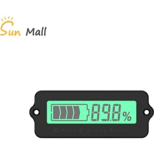 12V 24V 36V 48V Lead-Acid Battery LY6N Recessed Battery Capacity Indicator Tester Voltmeter Green Light battery charge indicator