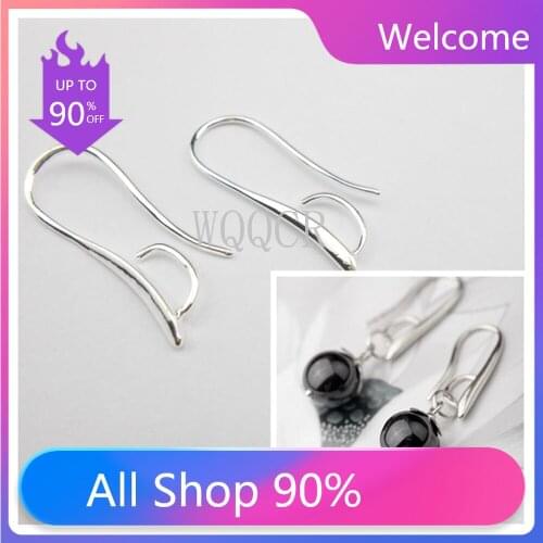 100PCS Fashion Jewelry Discovery Tri-color Selection 925 Silver Rose Gold Gold Lady DIY Jewelry Making Accessories Ear Hook