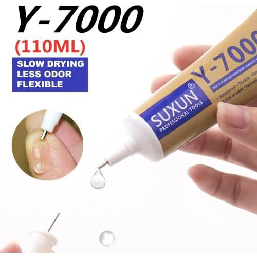 110ml Y-7000 in Liquid Glue Multipurpose Adhesive Diy Jewelry Rhinestone Crafts Nail Gel Frame Screen Glass Waterproof Glue