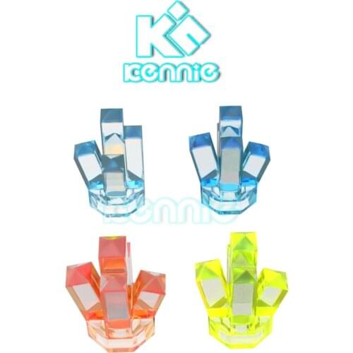 200pcs/lot Kennie Building Blocks DIY stone ore enlighten brick part Compatible with NO.NO.30385 rock crystal, transparent