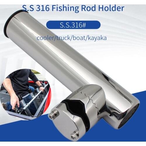316 Stainless Steel tube fishing tools rack boat fishing rod holder
