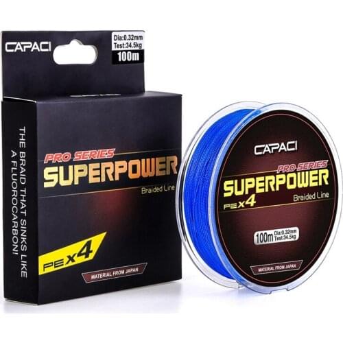 4 Strands 100m Japan Super Strong Strength Braided Fishing Line Multifilament PE Fishing Leader Line Rope Fishing Tackle