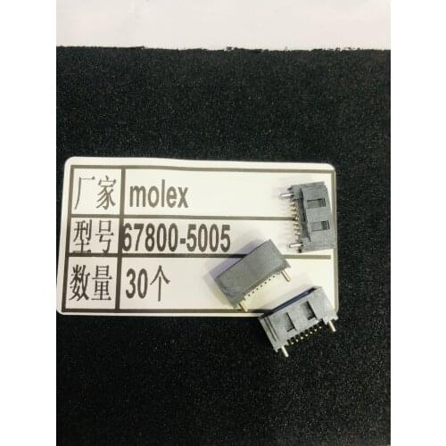 67800-5005 7 Position SATA Header, Shrouded Connector Solder Surface Mount