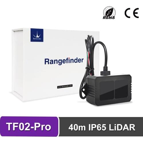 Benewake TF02 Pro mid-range distance sensor, 1000Hz Frame Rate&40meters Operating Range Lidar Module for Indoor/Outdoor/Robot