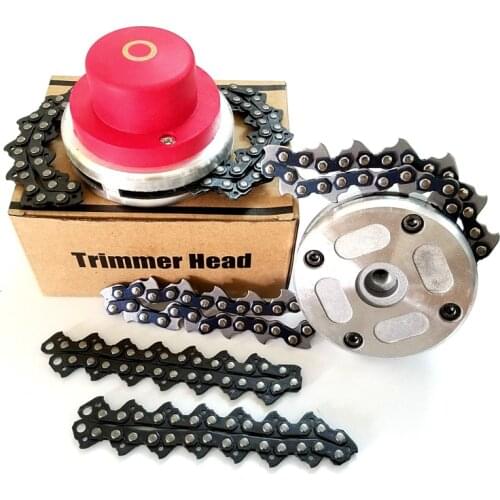 Lawn Mower Chain Brushcutter Chain Grass Trimmer Head for Garden Lawn Mower Parts for Trimmer Garden Tools