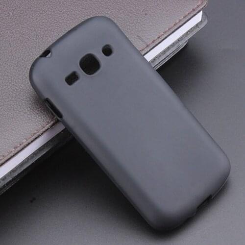 Black Gel TPU Slim Soft Anti Skiding Case Back Cover For Samsung Galaxy Ace 3 S7270 S7272 Mobile Phone Rubber silicone