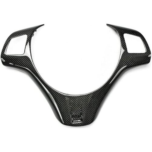 E92 M3 Carbon Fiber Steering Wheel Panel Cover Replacement Glossy Fibre Interior Trim For BMW Racing Body Kit Car Accessoires