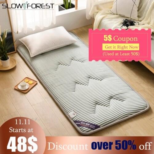 Foldable Tatami Comfortable Soft Mattress Bedroom Furniture Mat Twin Queen Size Mattress Full Size Moisture Proof Bed Cushion