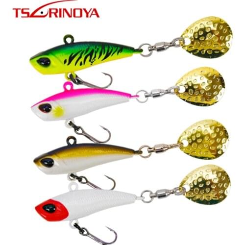 TSURINOYA Metal VIB Bait 36mm/12g 42mm/17g Long Casting Fishing Lure Emerillon Blade Spinner Baits Isca Artificial Pesca Wobbler