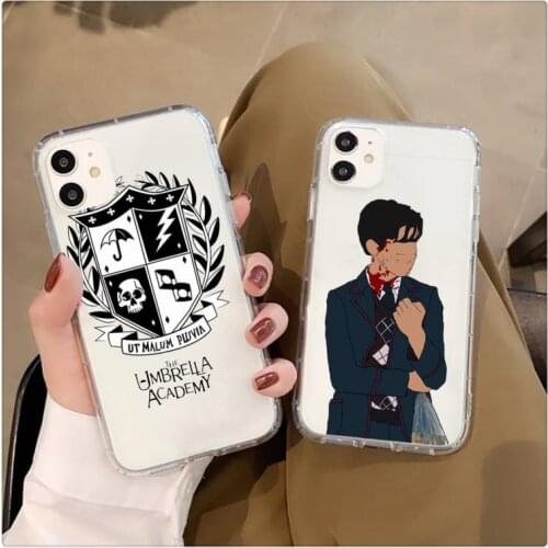 Umbrella Academy Five Aidan Gallagher Phone Case Transparent for iPhone 11 12 mini pro XS MAX 8 7 6 6S Plus X 5S SE 2020 XR