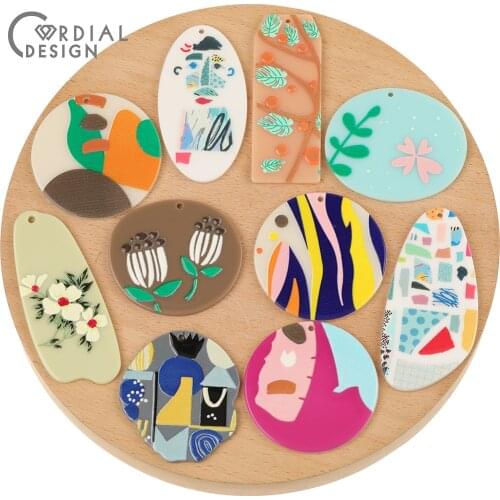 Cordial Design 50Pcs Jewelry Accessories/Connectors/DIY Pendant/Hand Made/Charms/Earrings Making/Jewelry Findings & Components