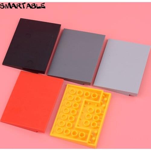Smartable Slope 6x8 (10°) Roof Building Blocks MOC Parts Toys For Kids Compatible All Brands City 4515 10pcs/lot