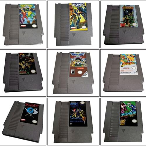 Super Game Memory Cards 8 Bit 72 Pins multi Game Cartridge For NES Classic Cartridge Games grey shell