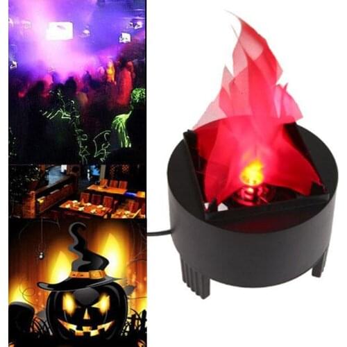 LED Fake Flame Lamp Torch Light Fire Pot Bowl Halloween Party Home Decor Christmas Flame Light Lamp