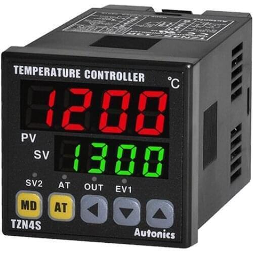 TZN4S-14S PID Temp Control, 1/16 DIN, Digital, SSR Output, 1 Alarm Out, 100-240 VAC