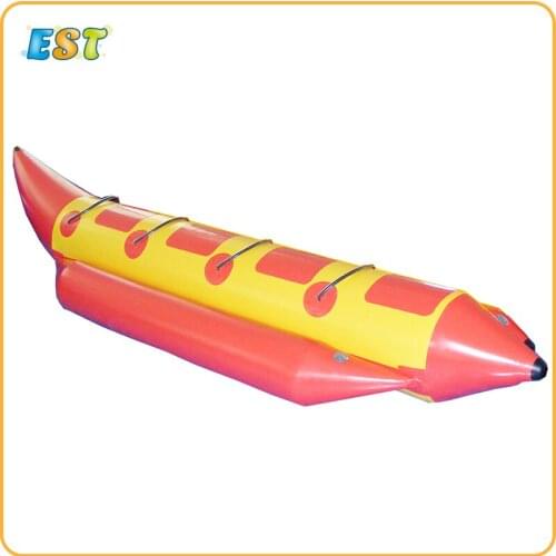 Exciting water games inflatable flying banana boat inflatable flying fish banana boat for water sports equipment