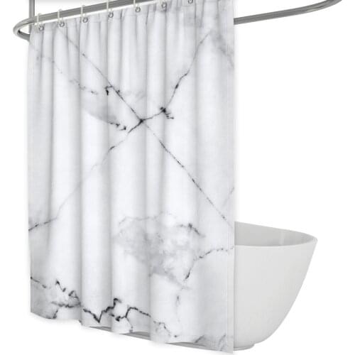 Multi-Pattern Polyester Shower Curtain, Bathroom Curtain, Water-Retaining Curtain, Sanitary Partition Curtain