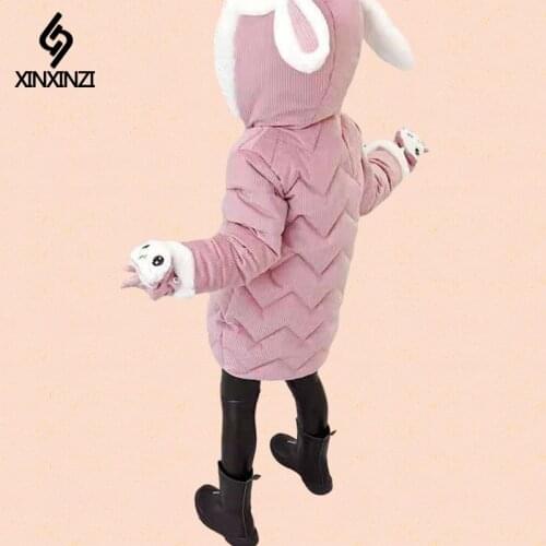 Teens Girls Jacket Winter Coats 2020 Long Sleeve Fur Hooded Kids Parkas Outfits Girls Outerwear Clothes 4 6 8 10 11 12 Years