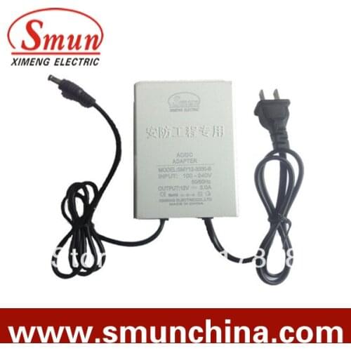 12V3A AC/DC adapter with CE ROHS 1 year warranty