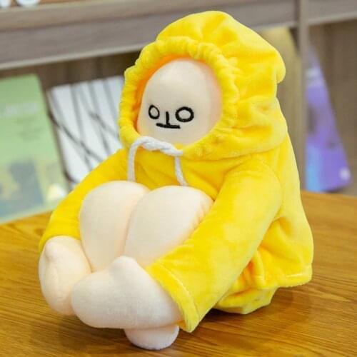 18/36/65 CM Funny Yellow Banana Man Plush Toys Korea Popular Anime Doll Pillow Cushion For Women kids Birthday Gift