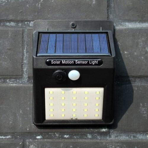 2PCS Solar sensor light Solar triangle human body sensor light button type light control + body sensor