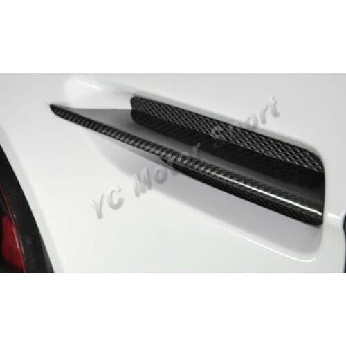 Dry Carbon Fiber Side Striker Replacement 2pcs Fit For 2006-2015 Aston Martin V8 Vantage&S V12 Vantage&S Car-styling