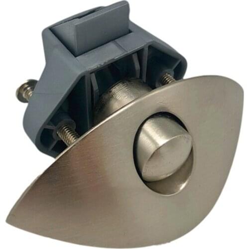 50LC Diameter 20mm Camper Car Half-moon Push Lock RV Caravan Boat Drawer Latch Button Locks For Furniture Hardware