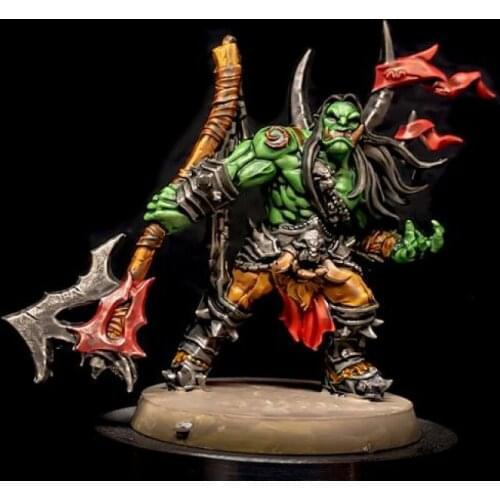 56mm Resin Model Kits Orc Warrior Figure Unpainted No Color RW-014