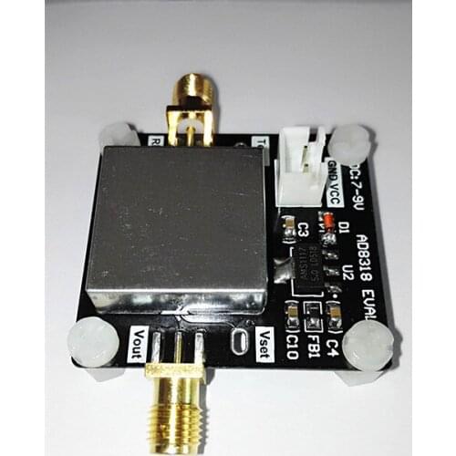 AD8318 Module Power Meter Log Detector 1M-8GHz 70dB Dynamic ALC AGC Control