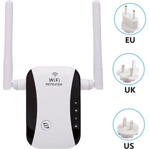 Wireless Wifi Repeater 300Mbps Network Extender Long Range Signal Amplifier Internet Antenna Wi-Fi Booster Access Point