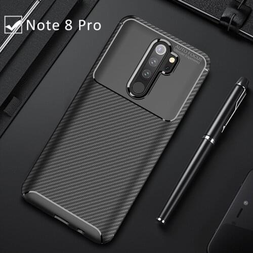 Case on redmi note 8 pro bumper cover for xiaomi redmy not 8pro note8pro protective phone coque back bag silicone matte soft tpu