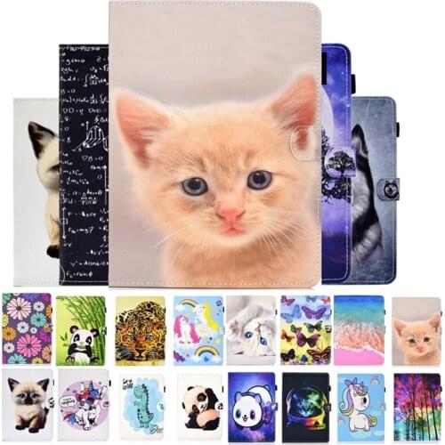 PU Leather Cover for Fire HD 10 HD10 Plus Case 11th Gen Wallet Case Shell Funda for Amazon Fire HD10 Tablet Case 2021 2019 2017